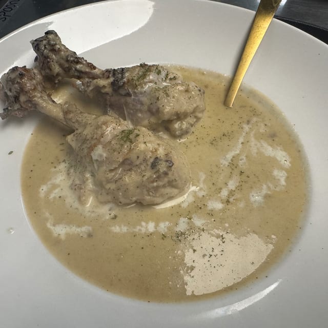 Large Methi Malai Chicken curry.