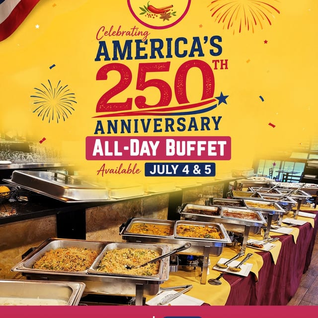 America's 250th Anniversary All-Day Buffet